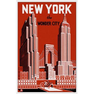 New York City Vintage Poster