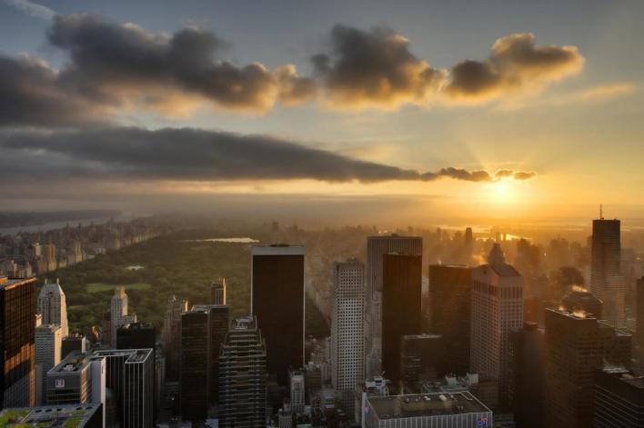 Sunrise Over New York 