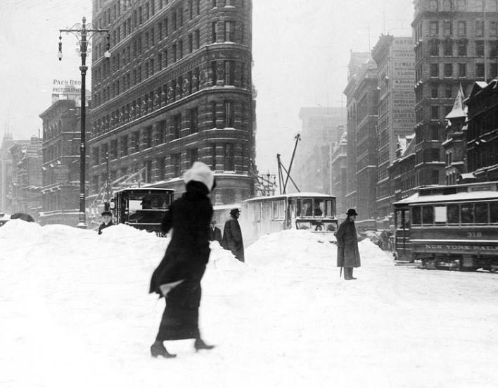 NYC Winter 1900: Flatiron