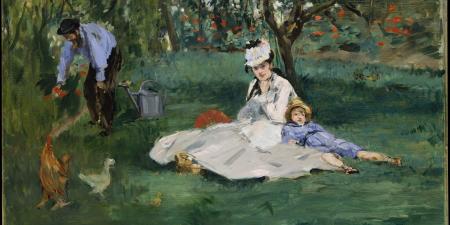 Monet Family at the Garden