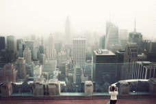 Cinematic Gif  -Top of empire state building