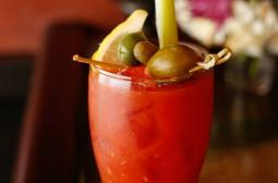 Bloody Chan: vodka, spiced san marzano D.O.P. tomato juice, horseradish, spicy pickle juice, sichuan pepper