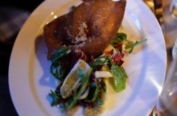 THE SPOTTED PIG: Crispy Pig Ear Salad