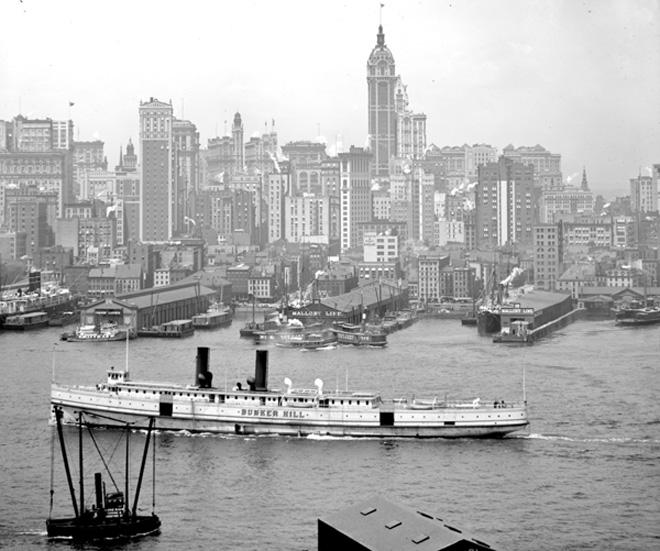 New York Skyline Early 1900