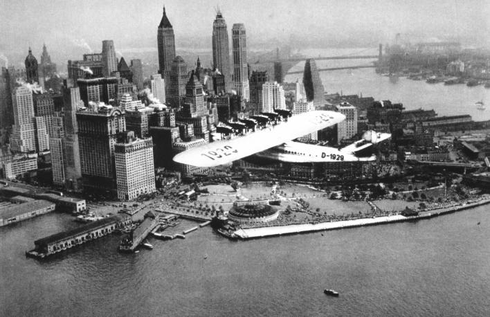 New York Skyline Early 1900