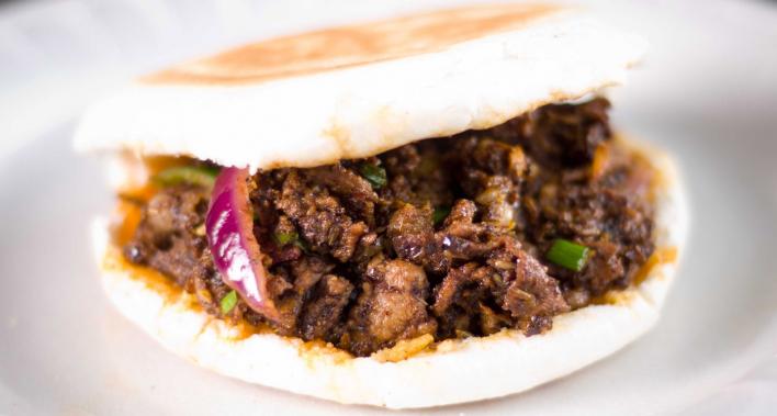 SPICY CUMIN LAMB BURGER