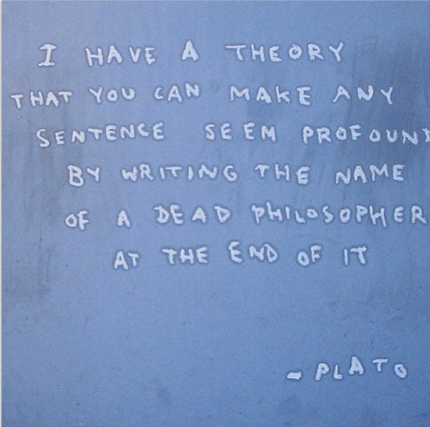 Fake Plato Quote in Greenpoint