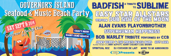 Governors Island Music and Beach Party