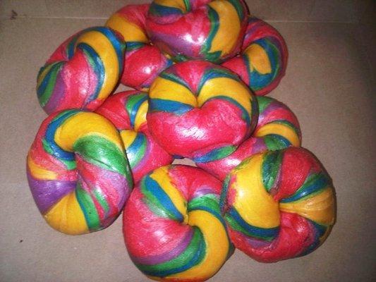 Rainbow Bagel