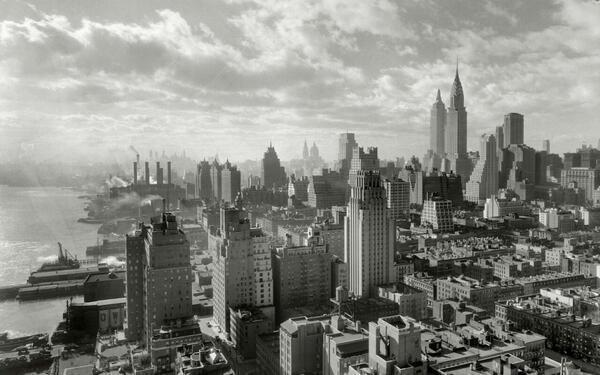 New York City Skyline in Early 1900s