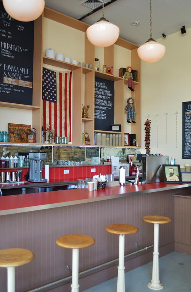 Odd Fellows bar counter