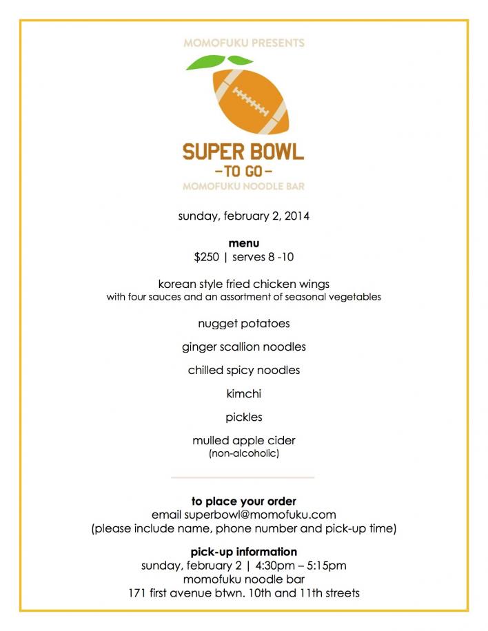 momofuku noodle bar superbowl menu