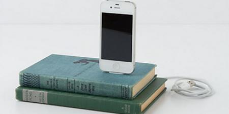 Vintage Book iPhone Charger