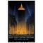 New York City Central Building Mini Poster Vintage