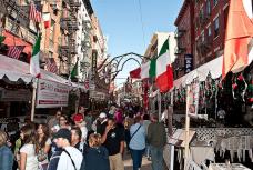 Feast of San Gennaro on Mulberry Street in Little Italy NYC