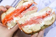 Lox Bagel sandwich