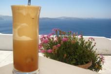 Instead of calorie infused frappucinno, Greeks sips on fantastically smooth Frappé to cool off